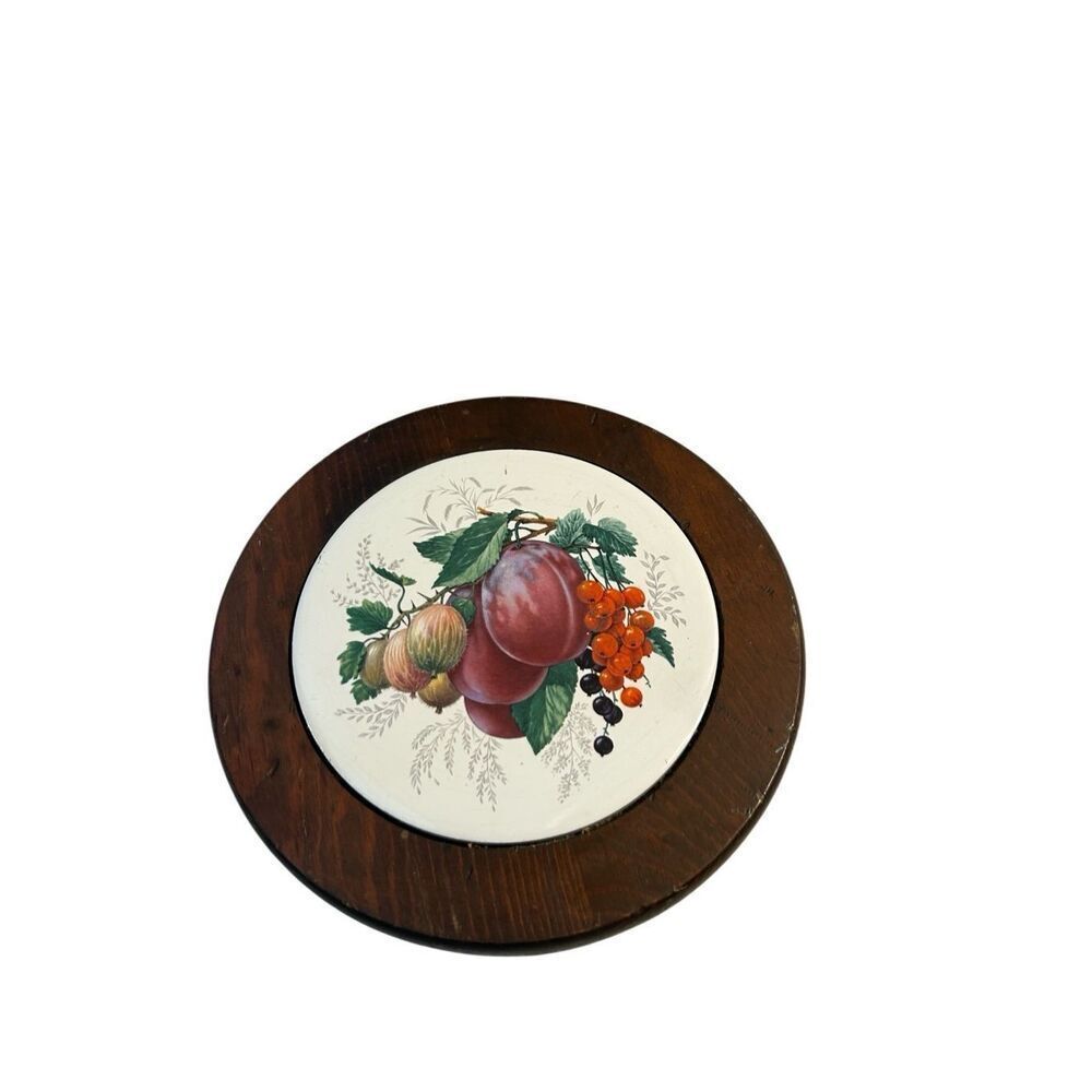 Wooden Fruit‎ 8.5" Trivet